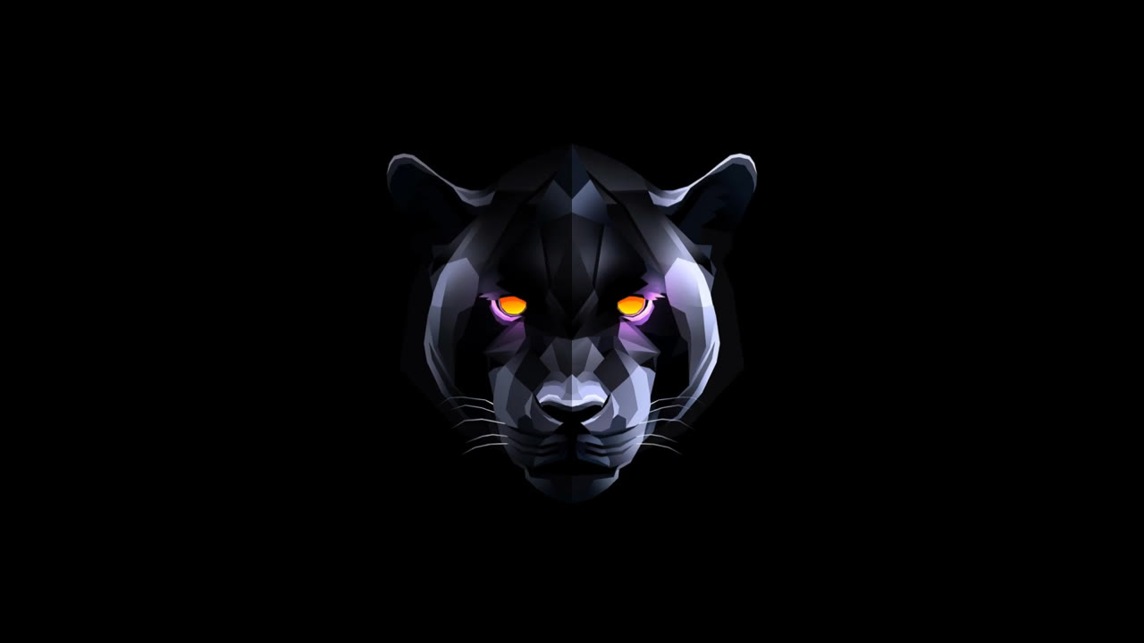 A panther becomes a mask — First frame